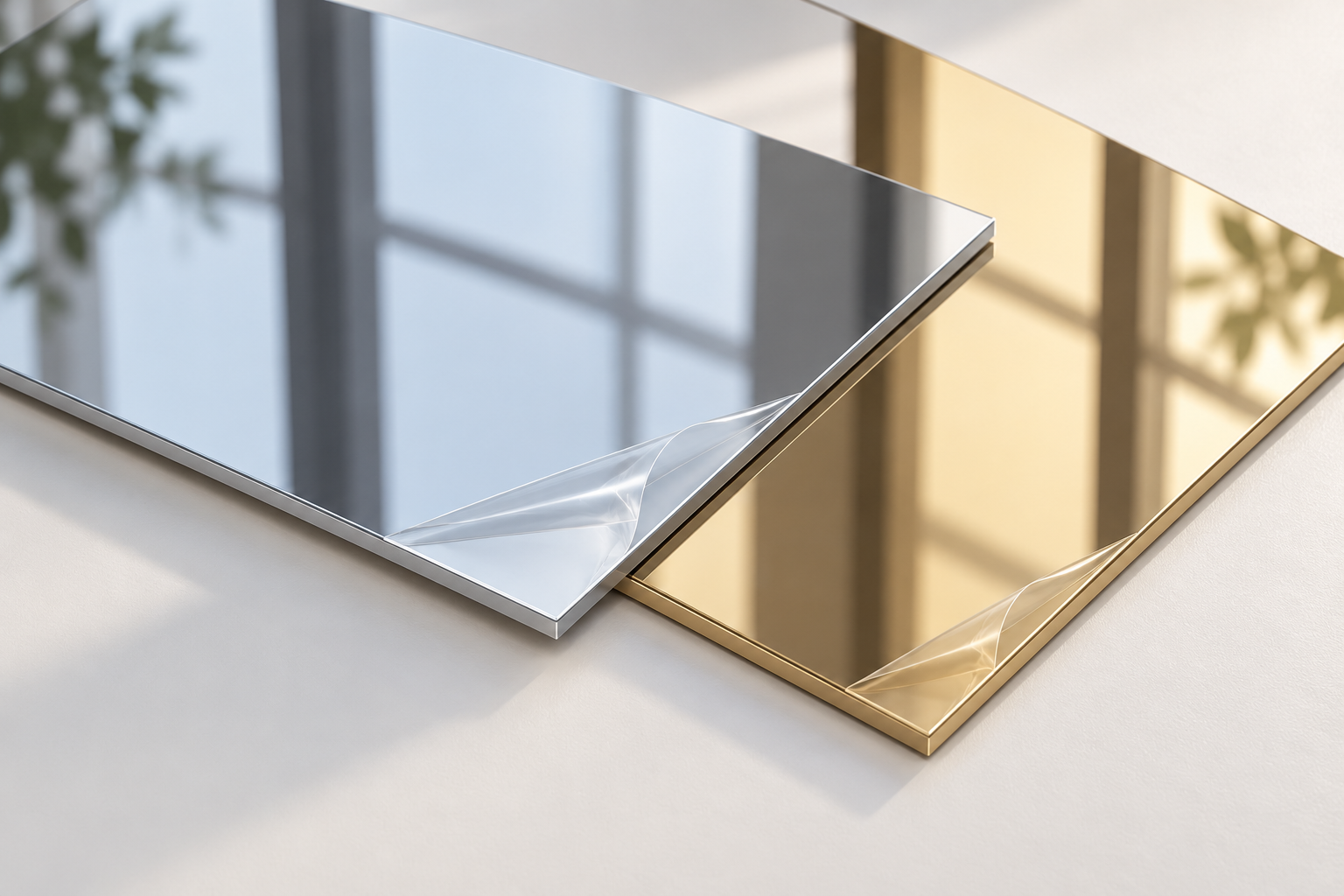 PS (Polystyrene) Mirror Sheets — illustrative material image